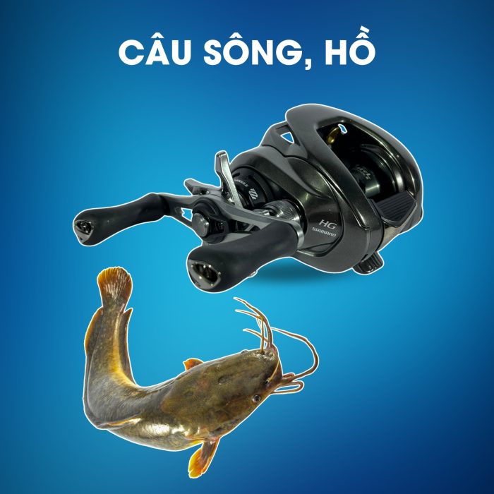 Máy Câu Ngang Shimano Metanium HG Left Chuyên Câu Sông, Hồ