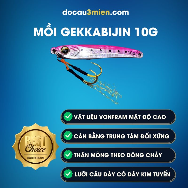 Đặc Trưng Mồi Daiwa Gekkabijin 10g