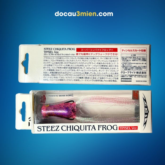 Mồi Giả Daiwa Steez Chiquita Frog Bao Bì Trước Sau