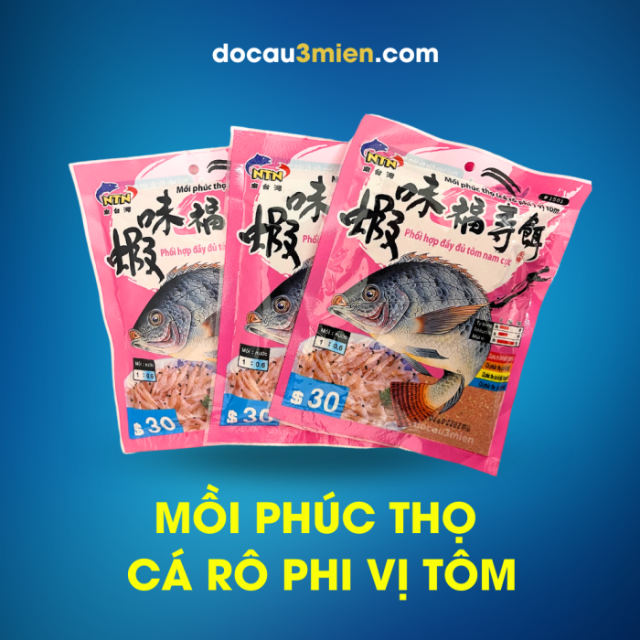 Mồi Câu Cá Phúc Thọ Vị Tôm