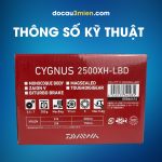 Thông Số Kĩ Thuật Máy Câu Daiwa Cygnus 2500XH-LBD