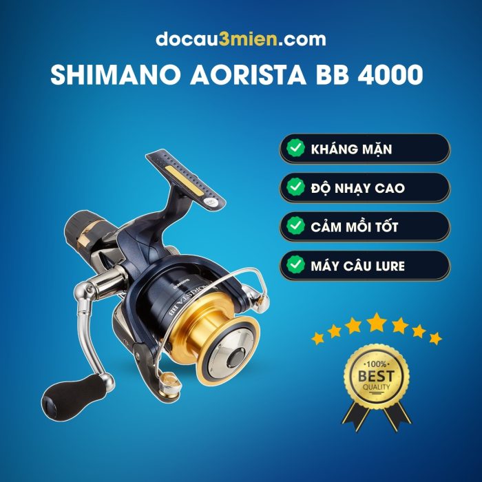 Ứng Dụng Máy câu đứng Shimano Aorista BB 4000