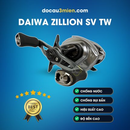 Ứng Dụng Máy Ngang Câu Lure Daiwa Zillion SV TW