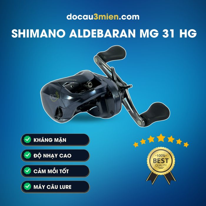 Ứng Dụng Máy Câu Ngang Shimano Aldebaran MG 31 HG