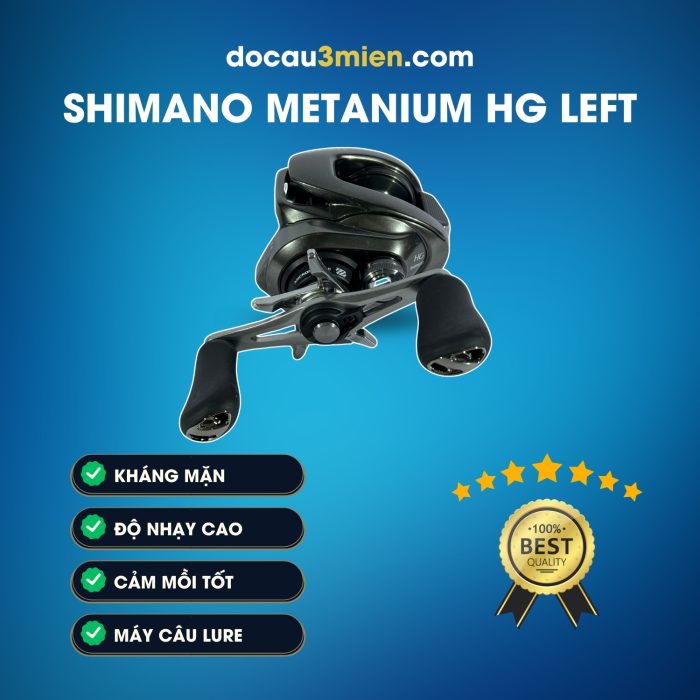 Ứng Dụng Máy Câu Ngang Shimano Metanium HG Left
