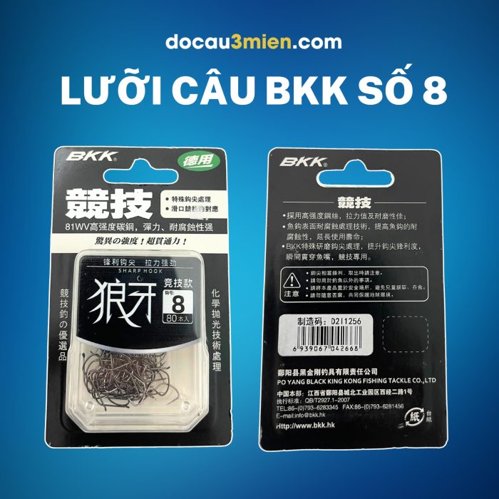 Bao Bì Lưỡi Câu BKK Số 8