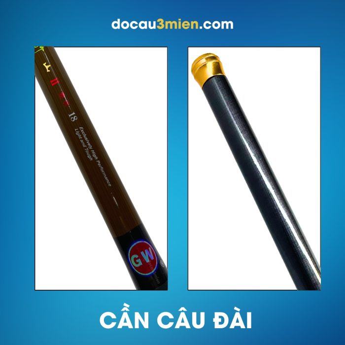 Cần Câu Đài Cần Câu Tay GuangWei Nâu Hạ Lóng 6H