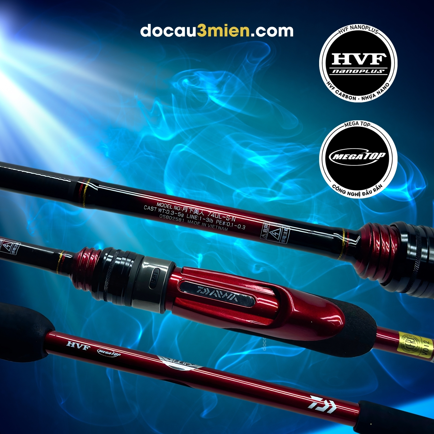 Cần Câu Daiwa Gekkabijin Chịu Tải Cao