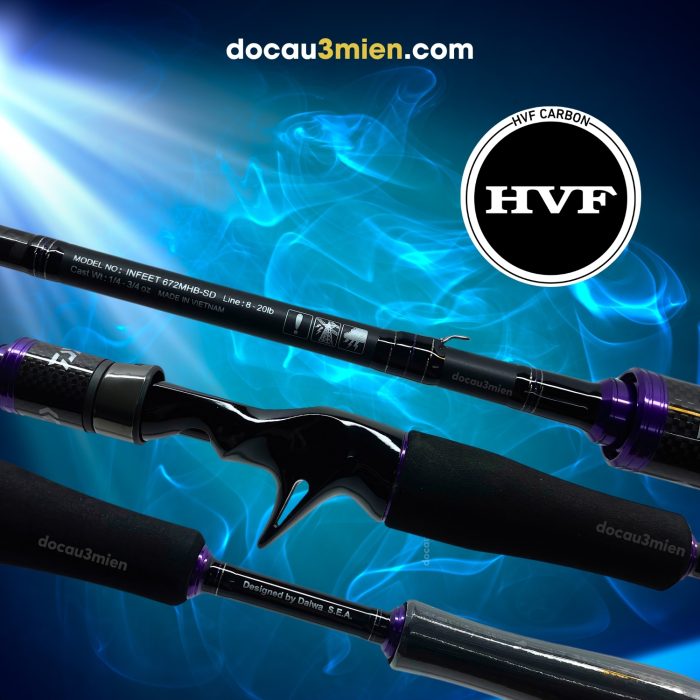 Cần Câu Lure Daiwa Infeet 2 Khúc Chịu Tải Cao