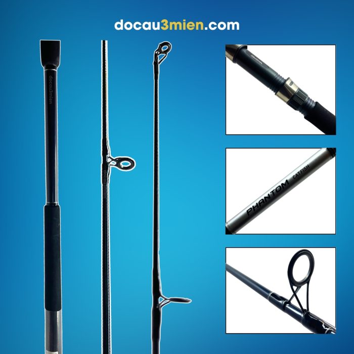 Cần Câu Lure Daiwa Phantom Catfish 2 Khúc Chi Tiết