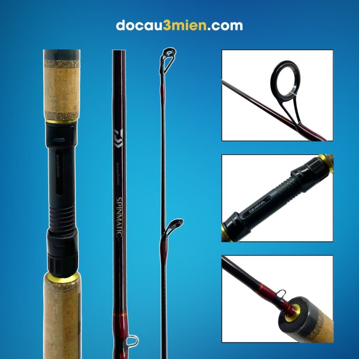 Cần Câu Lure Daiwa Spinmatic SMD 2 Khúc Chi Tiết