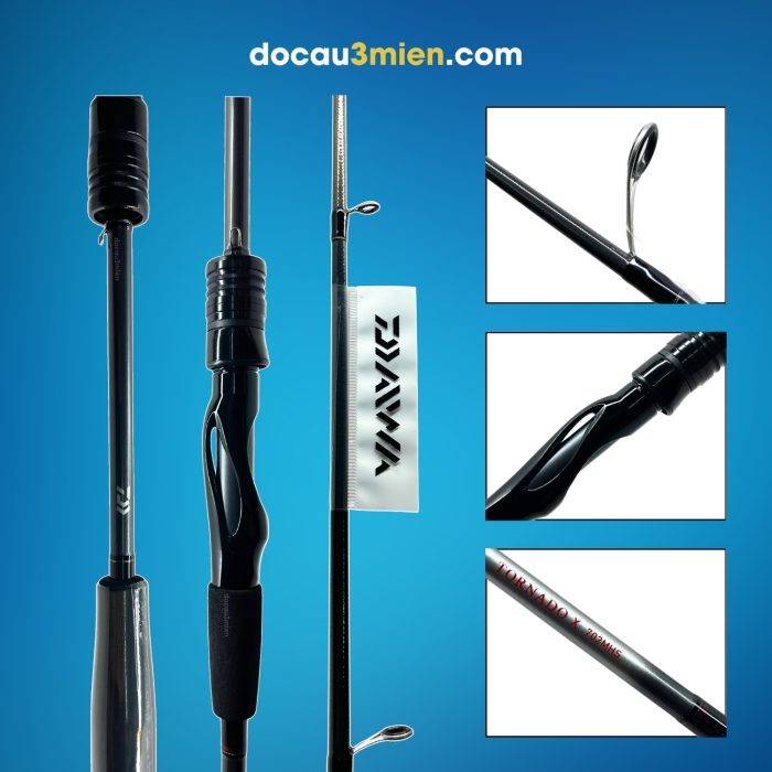 Cần Câu Lure Daiwa Tornado X 2023 2 Khúc Chi Tiết