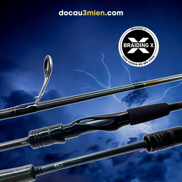 Cần Câu Lure Daiwa Tornado X 2023 2 Khúc Chịu Tải Cao