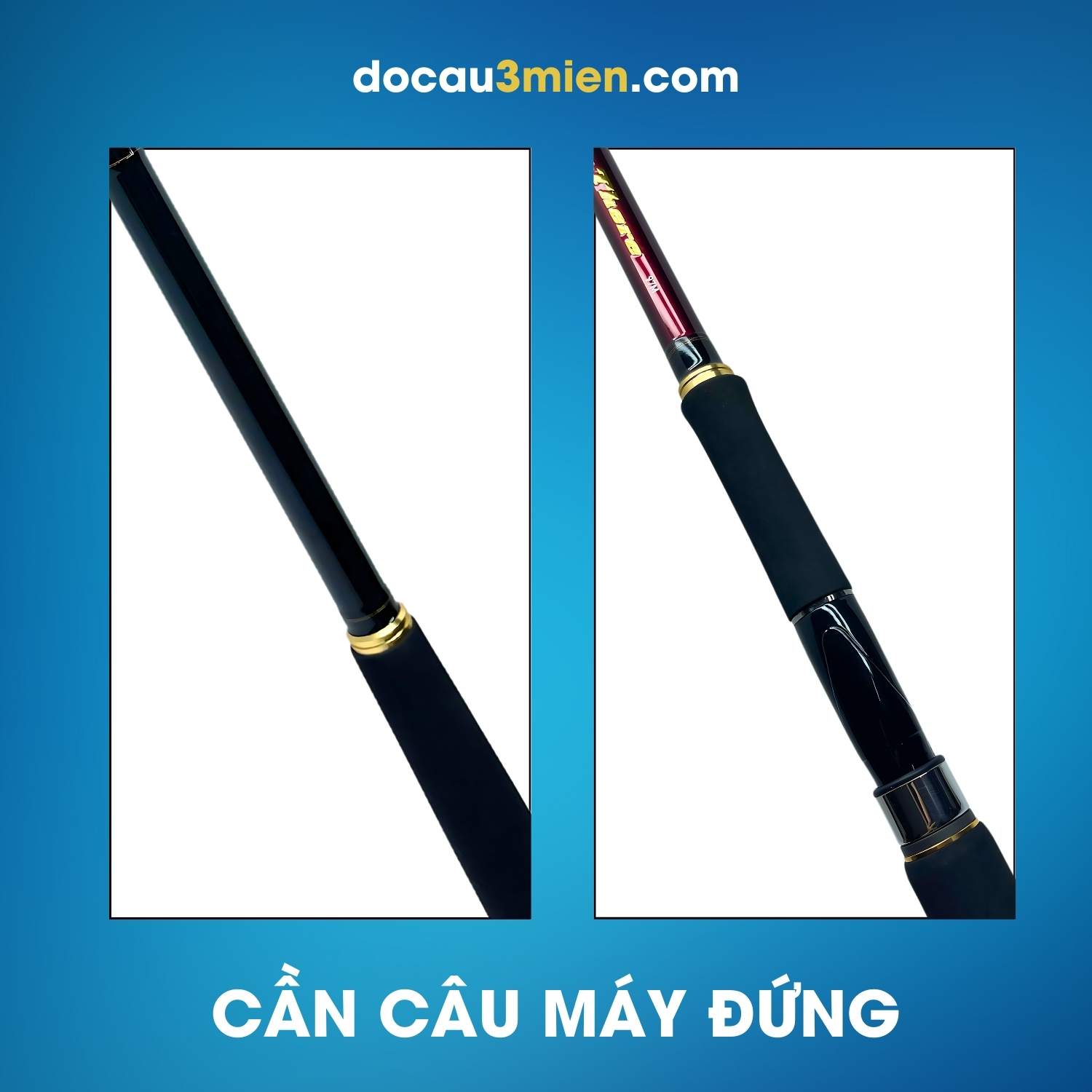Cần Câu Máy Đứng Daiwa Over There 2 Khúc