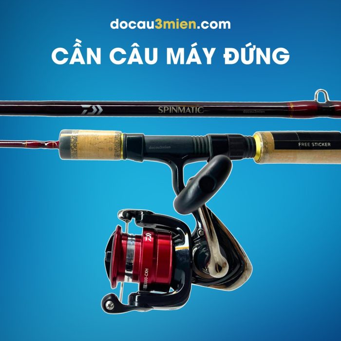 Cần Câu Máy Đứng Daiwa Spinmatic SMD 2 Khúc