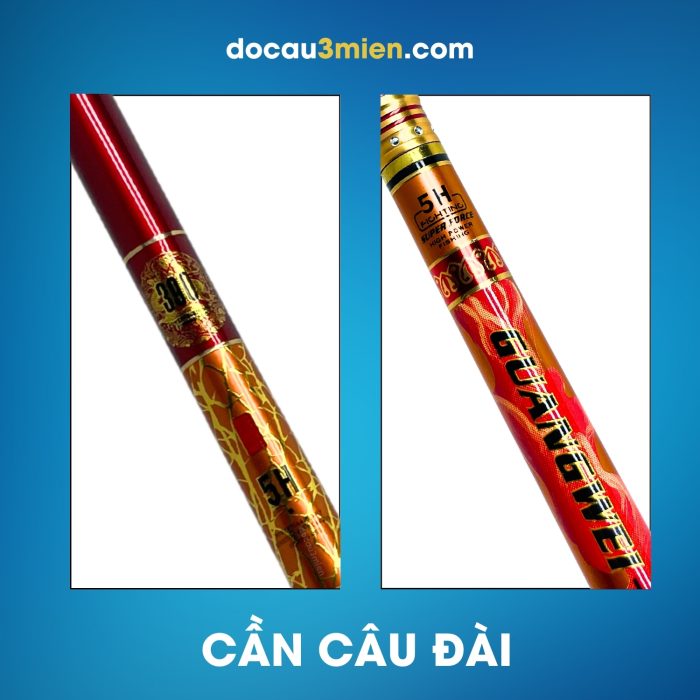 Cần Câu Tay Cần Câu Đài Guangwei Rồng Lửa 5H