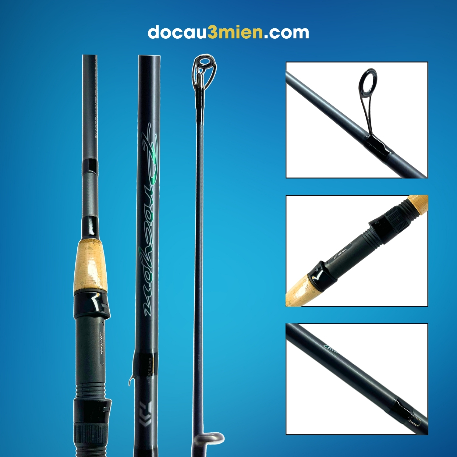 Cần Câu Lure Daiwa Procyon 2021 2 Khúc Chi Tiết