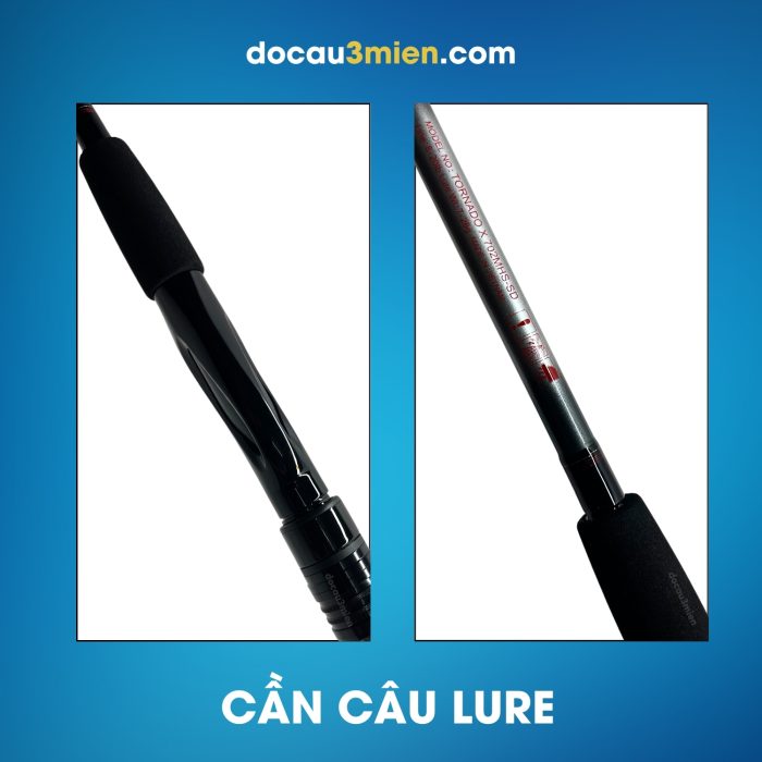 Cần Lure Daiwa Tornado X 2023 2 Khúc