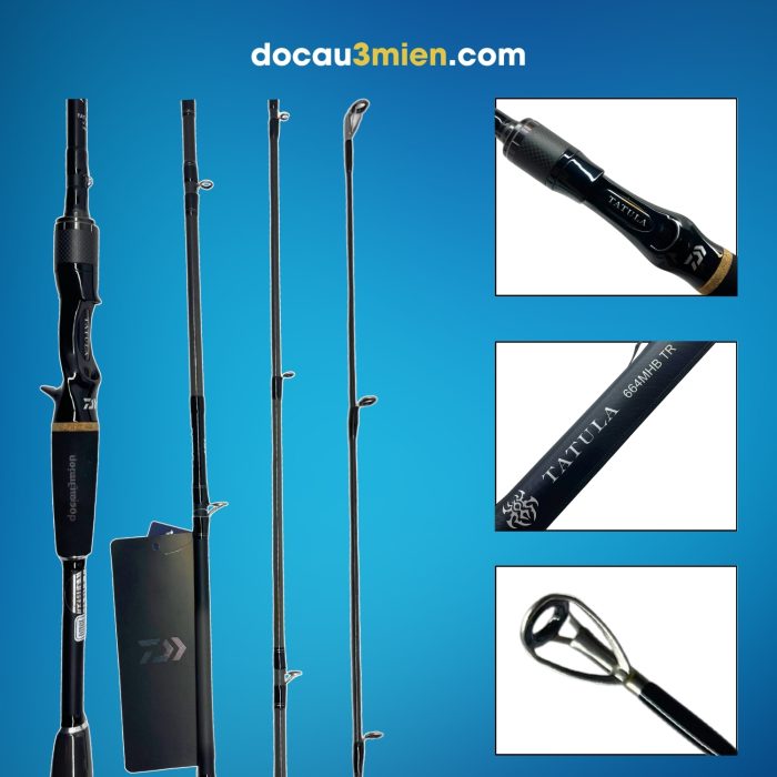 Cần Lure Máy Ngang Daiwa Tatula TR 4 Khúc Chi Tiết