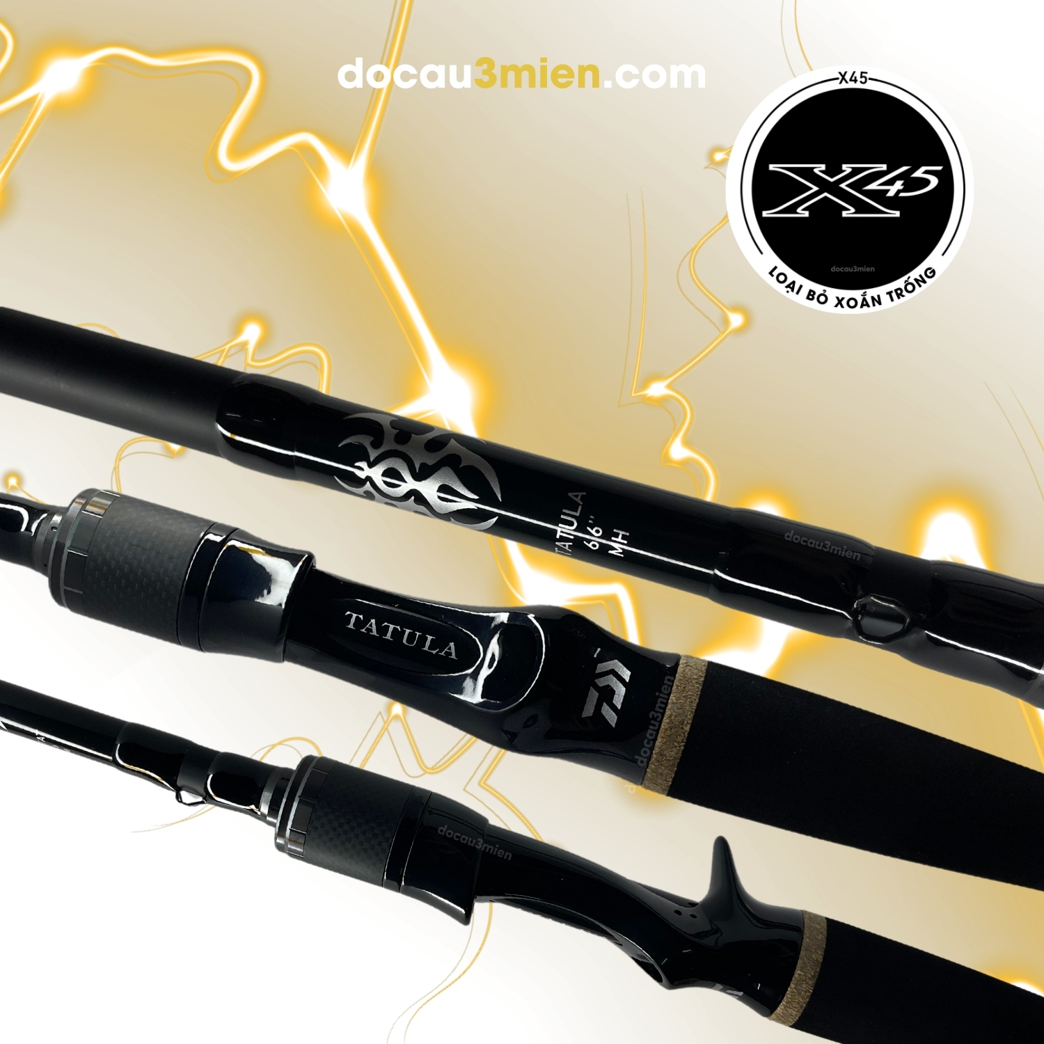 Cần Lure Máy Ngang Daiwa Tatula TR 4 Khúc Chịu Tải Cao