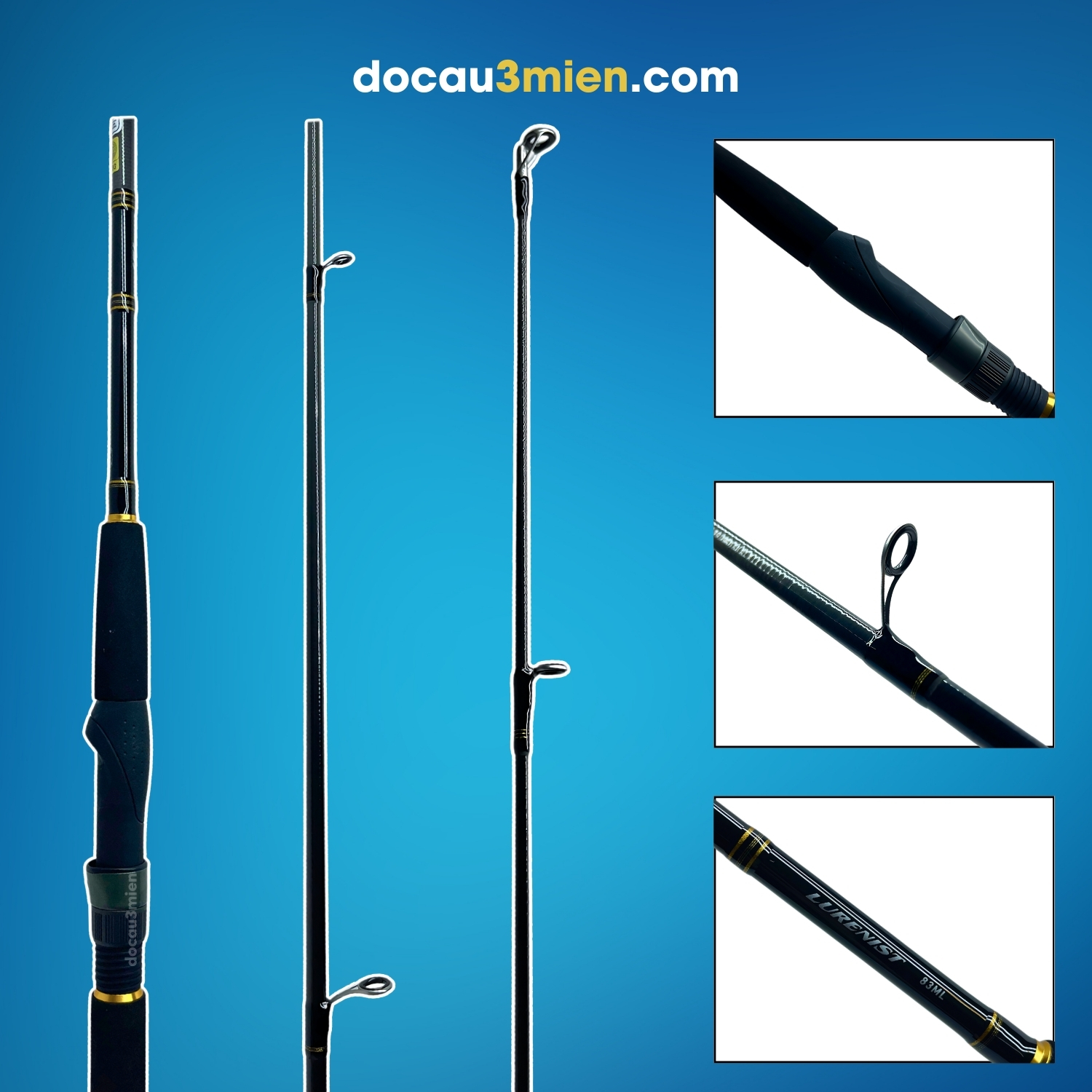 Cần Câu Daiwa Lurenist 2 Khúc Chi Tiết