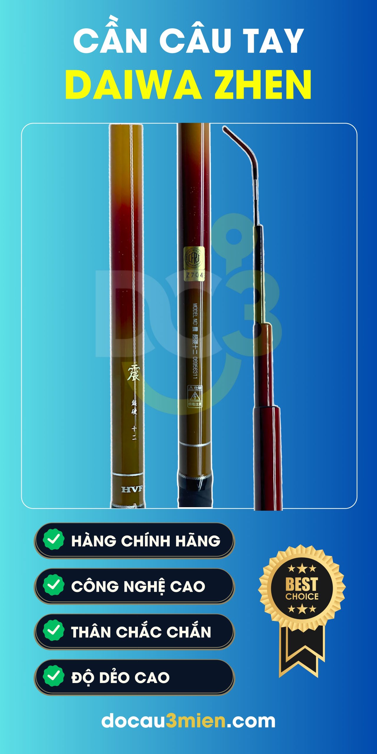Công Dụng Cần Câu Tay Daiwa Zhen
