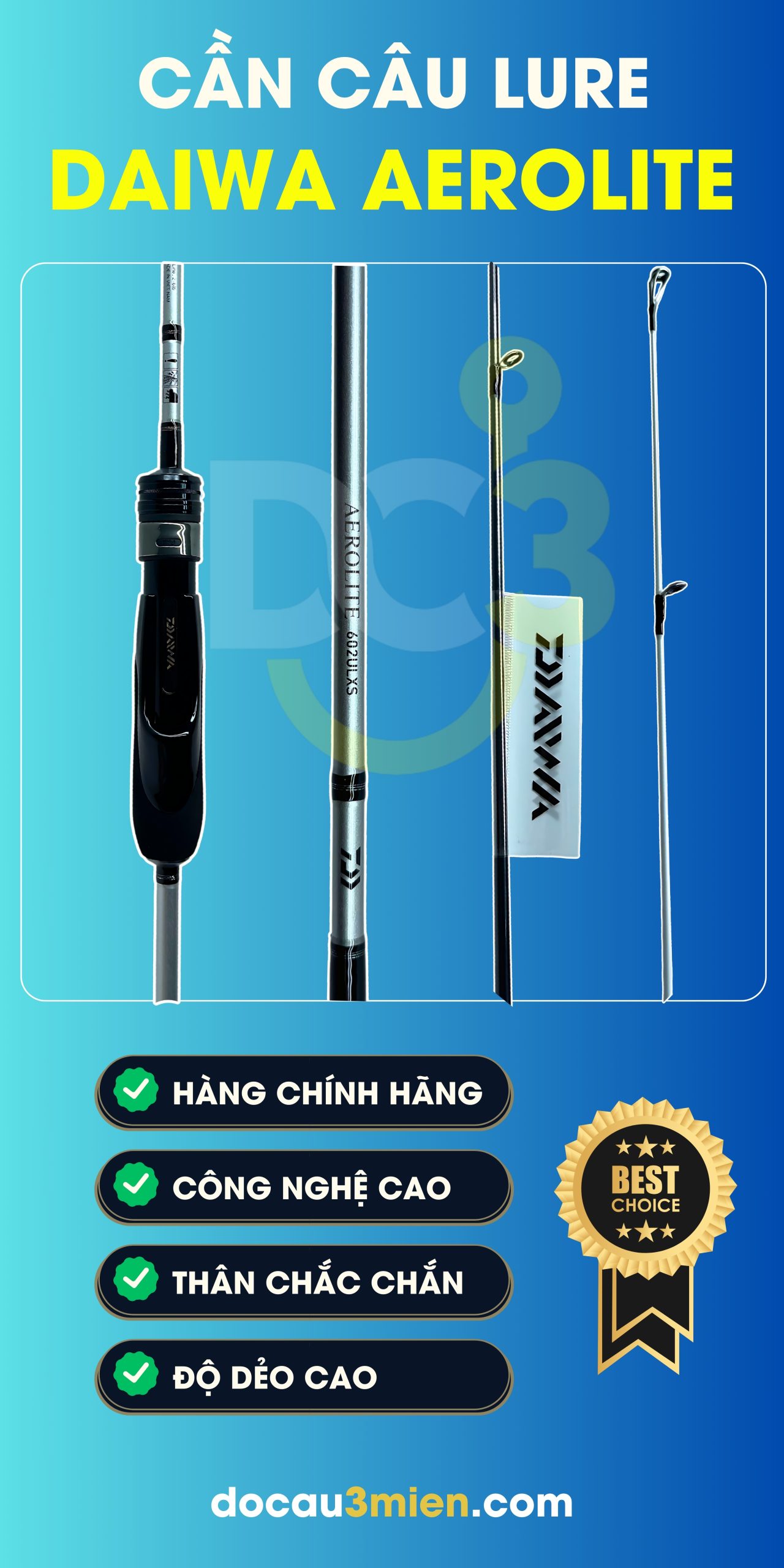 Công Dụng Cần Câu Daiwa Aerolite