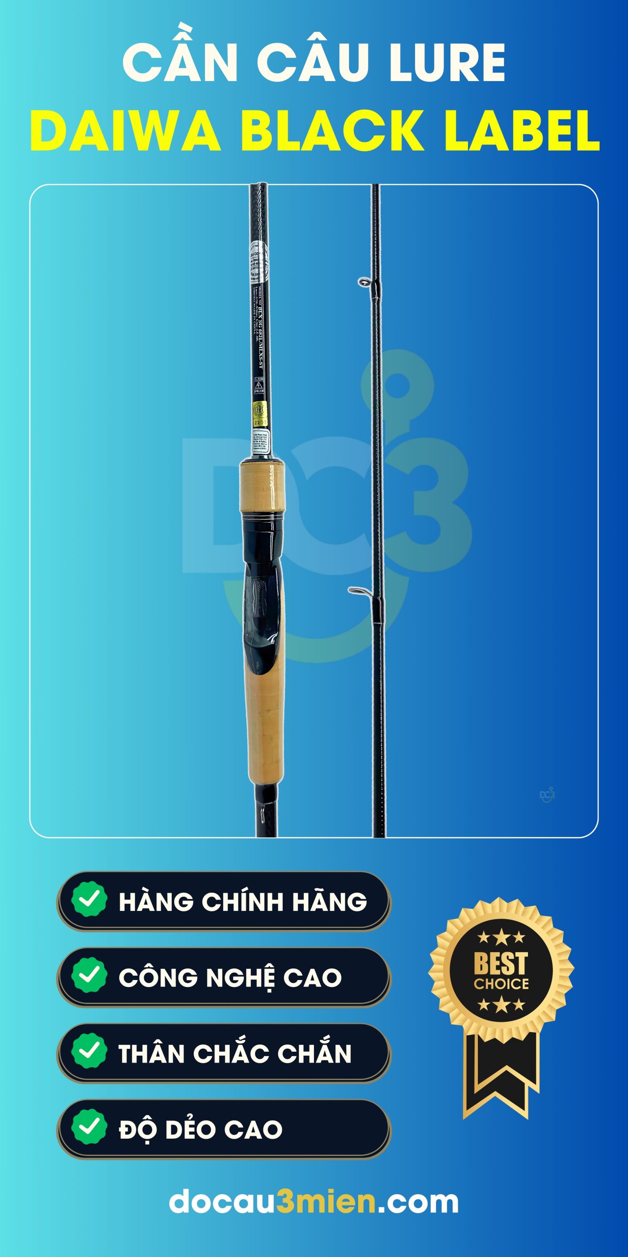 Công Dụng Cần CÂu Daiwa Black Label