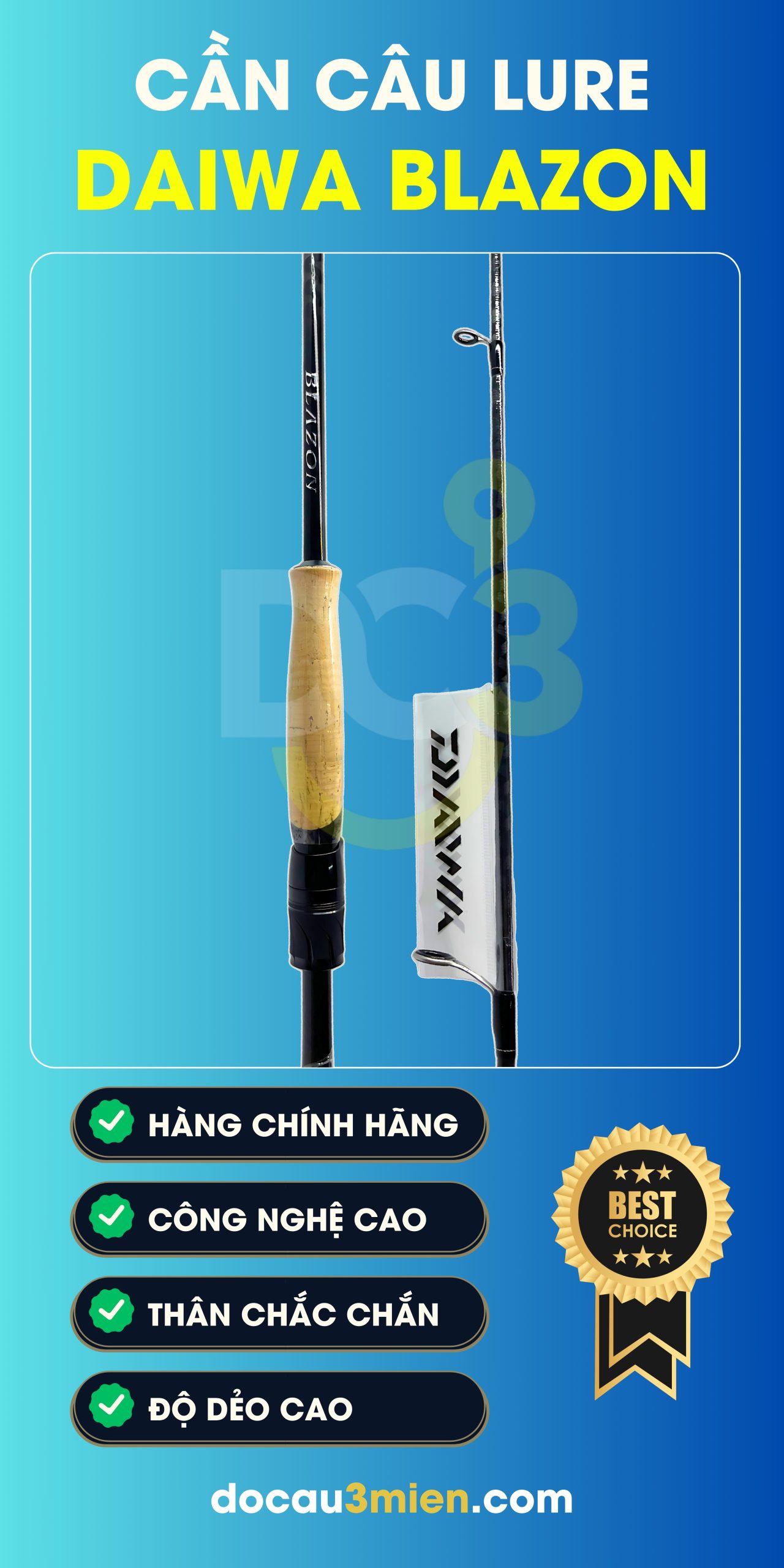 Công Dụng Cần Câu Daiwa Blazon