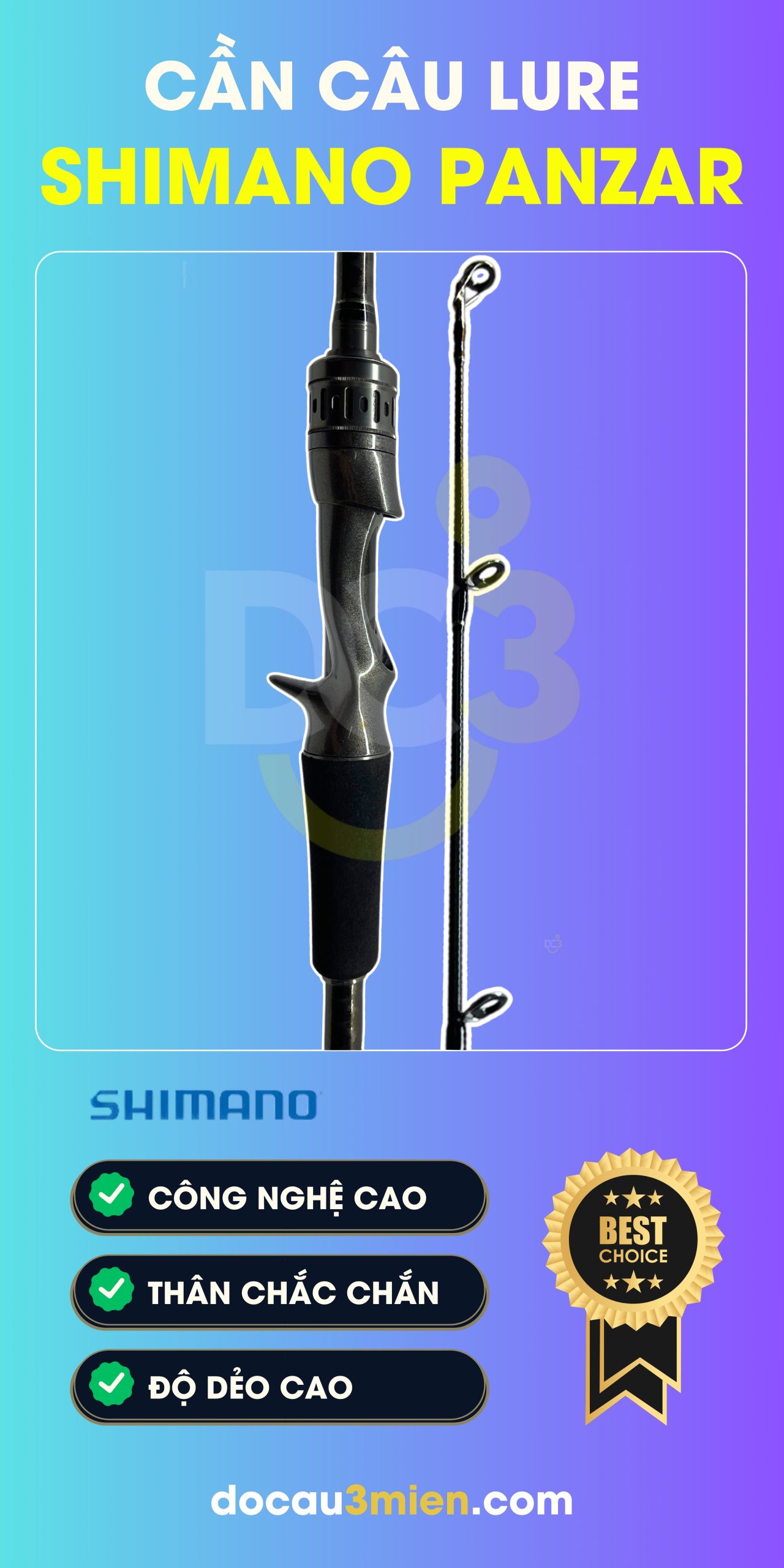 Công Dụng Cần Lure Shimano Panzar 2 Khúc