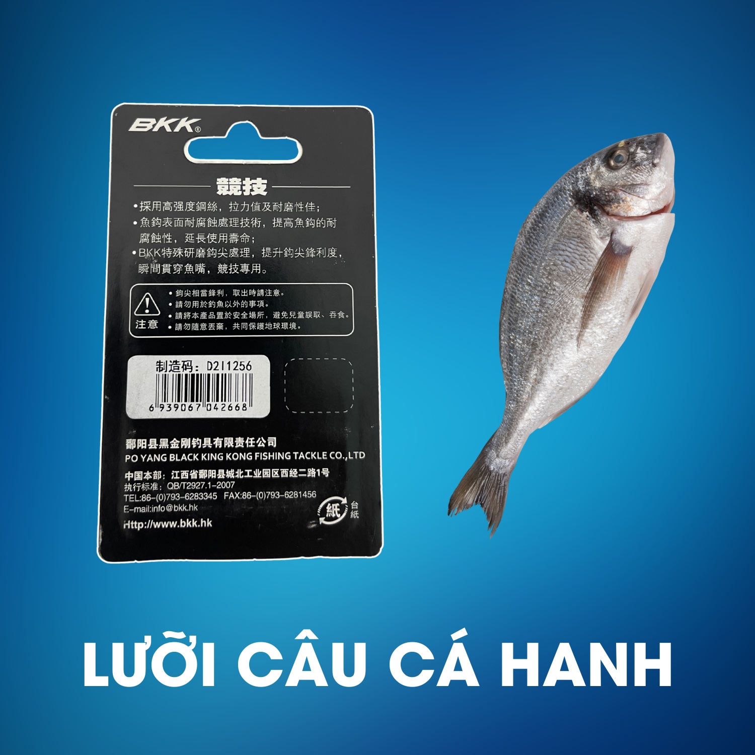 Lưỡi Câu BKK Số 8 Dùng Câu Cá Hanh