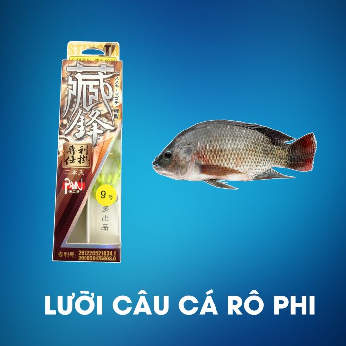 Lưỡi Câu Cá Lăng Xê Simago Pan Câu Cá Rô Phi