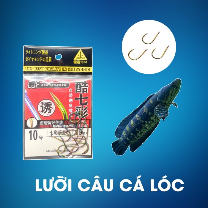 Lưỡi Câu Lightning CJF Dùng Câu Cá Lóc