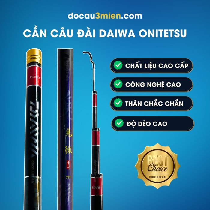 Ứng Dụng Cần Câu Đài Daiwa Onitetsu