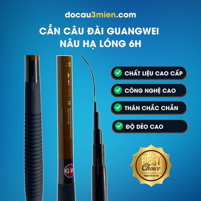 Ứng Dụng Cần Đài Guangwei Nâu Hạ Lóng 6H
