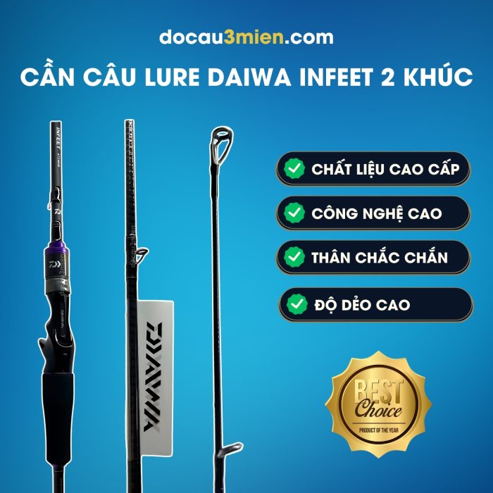 Ứng Dụng Cần Câu Lure Daiwa Infeet 2 Khúc