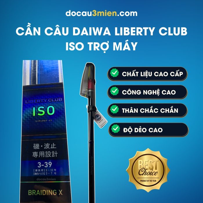 Ứng Dụng Cần Câu Daiwa Liberty Club Iso Trợ Máy