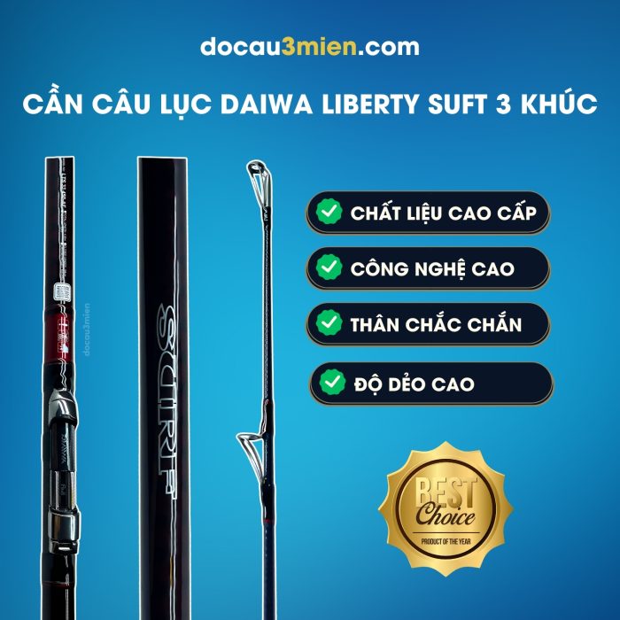 Ứng Dụng Cần Câu Daiwa Liberty Surf 3 Khúc