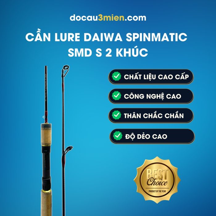 Ứng Dụng Cần Câu Lure Daiwa Spinmatic SMD 2 Khúc
