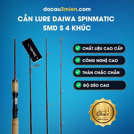 Ứng Dụng Cần Câu Lure Daiwa Spinmatic SMD 4 Khúc