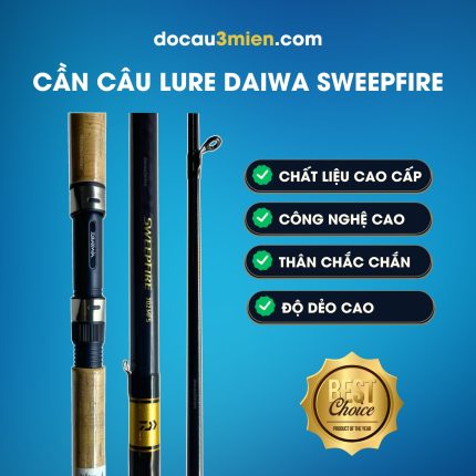 Ứng Dụng Cần Câu Lure Daiwa Sweepfire 2 Khúc