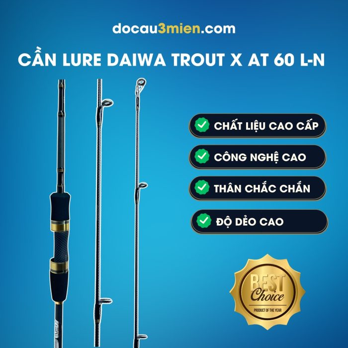 Ứng Dụng Cần Câu Lure Daiwa Trout X AT 60 L-N