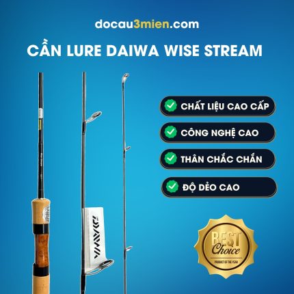 Ứng Dụng Cần Câu Lure Daiwa Wise Stream 2022 3 Khúc