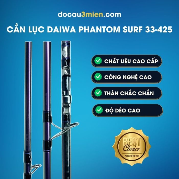 Ứng Dụng Cần Câu Lục Daiwa Phantom Surf 33-425