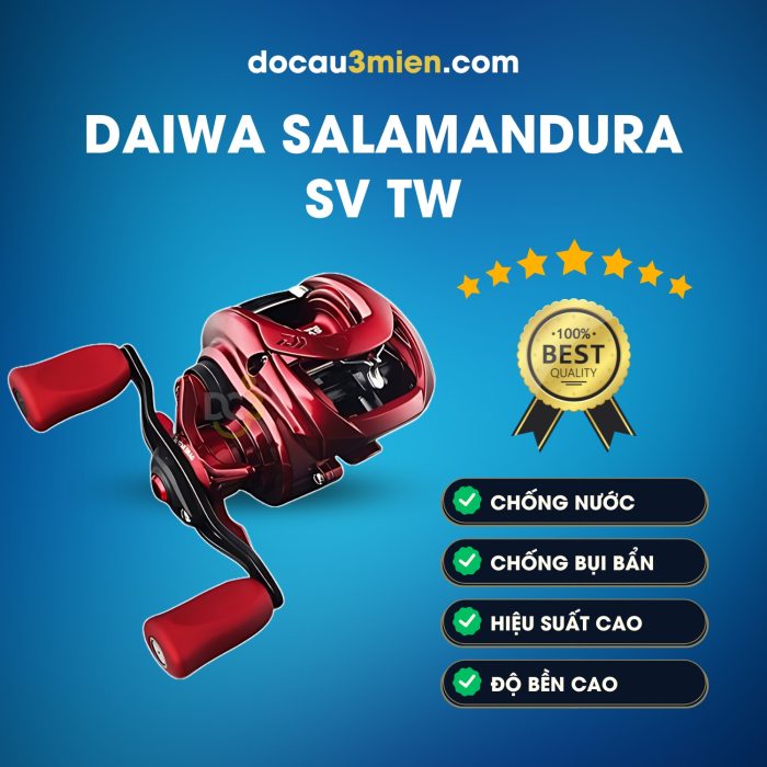 Ứng Dụng Máy Câu Ngang Daiwa Salamandura SV TW 103HL