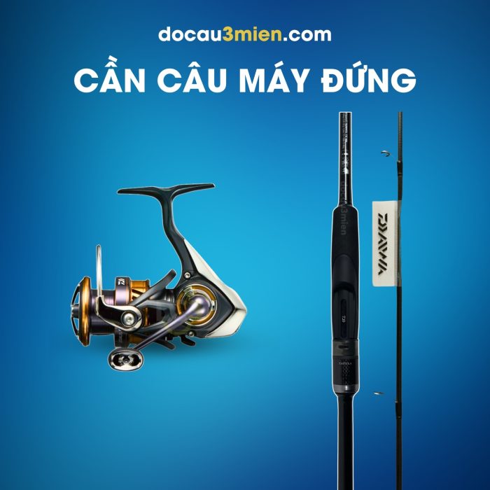 Cần Câu Lure Daiwa 22 Tatula XT 2 khúc Kết Hợp Máy Đứng