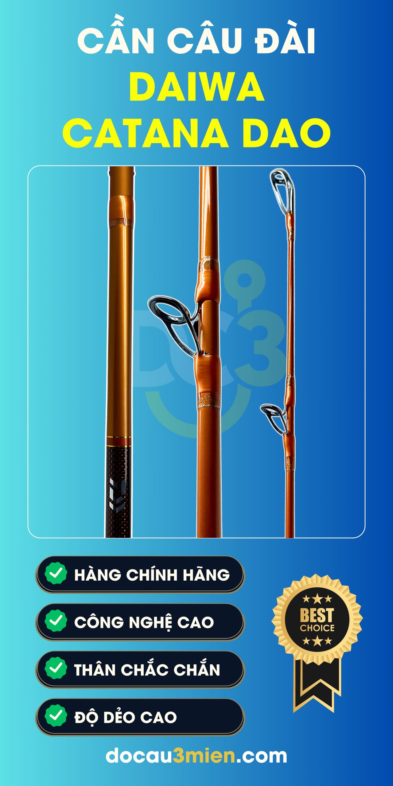 Công Dụng Cần Câu Đài Catana Dao