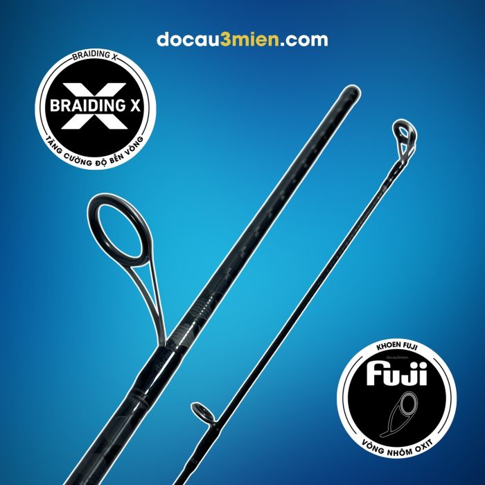 Công Nghệ Khoen Cần Câu Lure Daiwa 22 Tatula XT 2 khúc