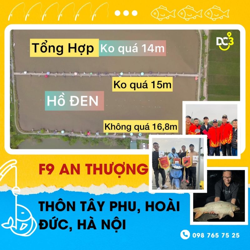Hồ câu dịch vụ F79 An Thượng - Hoài Đức - Hà Nội