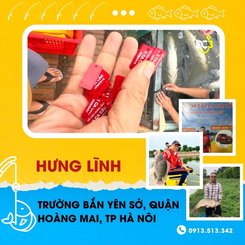 Giới thiệu hồ câu dịch vụ Hưng Lĩnh